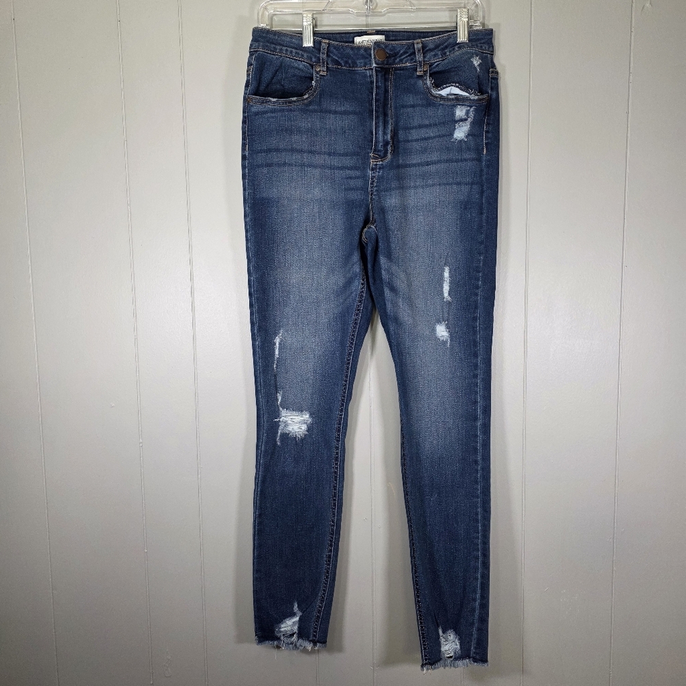 American Rag Off The Rack High Rise Distressed Skinny Jeans Size 29